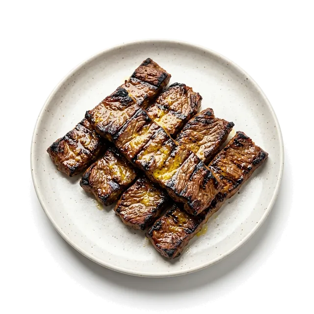 کباب برگ راسته گوساله زعفرانی