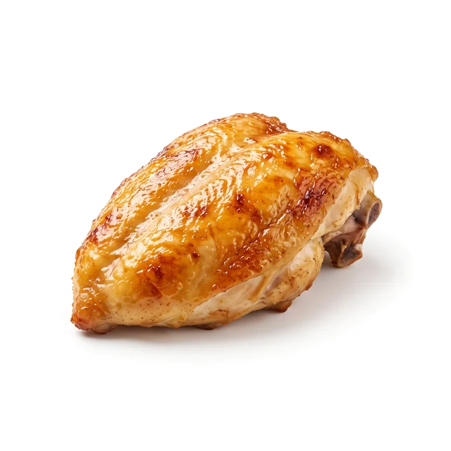 سینه مرغ با پوست (کبابی)