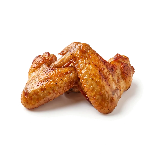 بال مرغ با پوست (پخته)