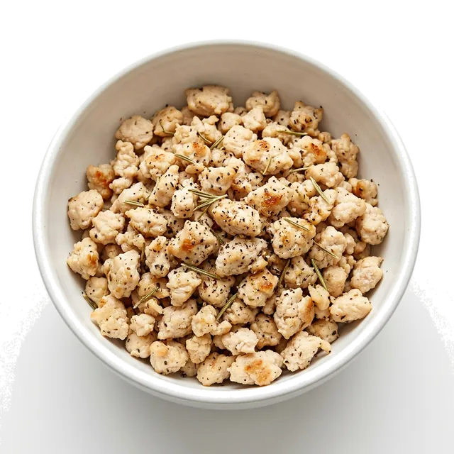 گوشت چرخکرده بوقلمون خالص (پخته)
