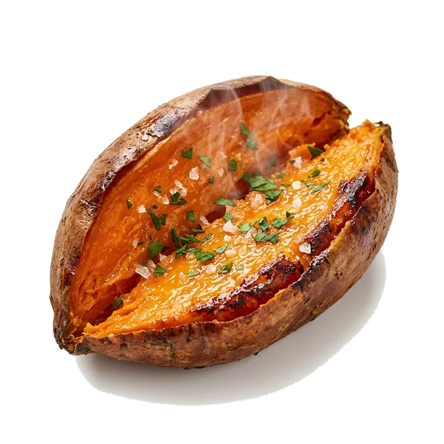 سیبزمینی شیرین (پخته)