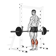 نمایش حرکت ساق پا ایستاده اسمیت (نسخهی ۲)