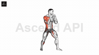 نمایش حرکت مشت هوک راست (بوکس)